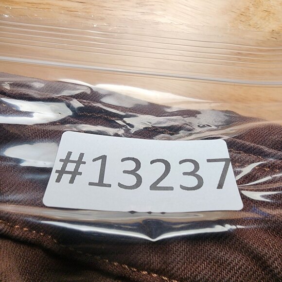 Old Navy Jeans Womens 6 Brown Stretch Denim Sky Hi Wide Leg *GUC* - Picture 13 of 13